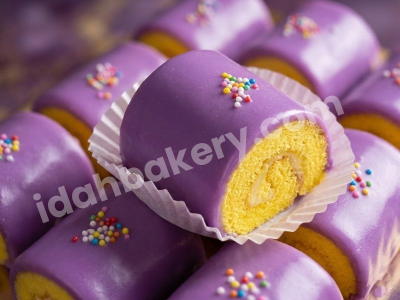 Roll Cake Mini Violet Bluberi